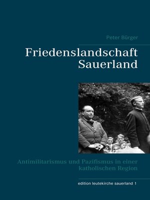 cover image of Friedenslandschaft Sauerland